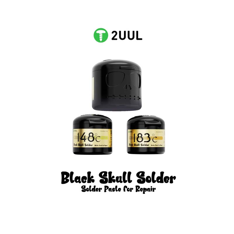 2UUL Black Skull Solder Paste for Repair BS148 / BS183