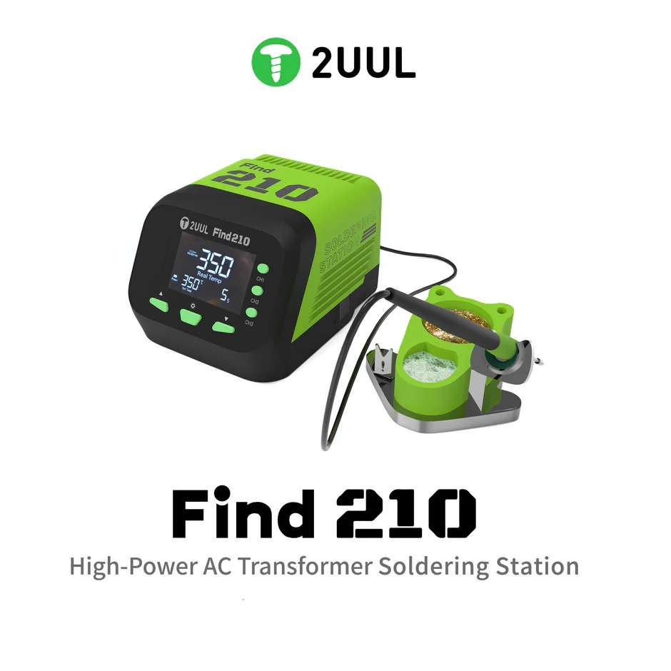 2UUL FD01 FIND210 High-Power AC Transformer Soldering Station – 60W Fast Heating Precision Tool