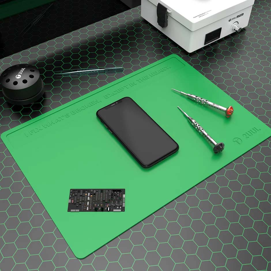 2UUL Heat Resisting Silicone Pad with Anti-Dust Coating (400mm × 280mm)