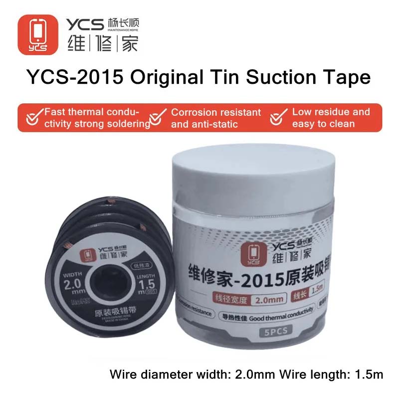 YCS 2015 Original Lengthening Solder Wick – Set of 5pcs