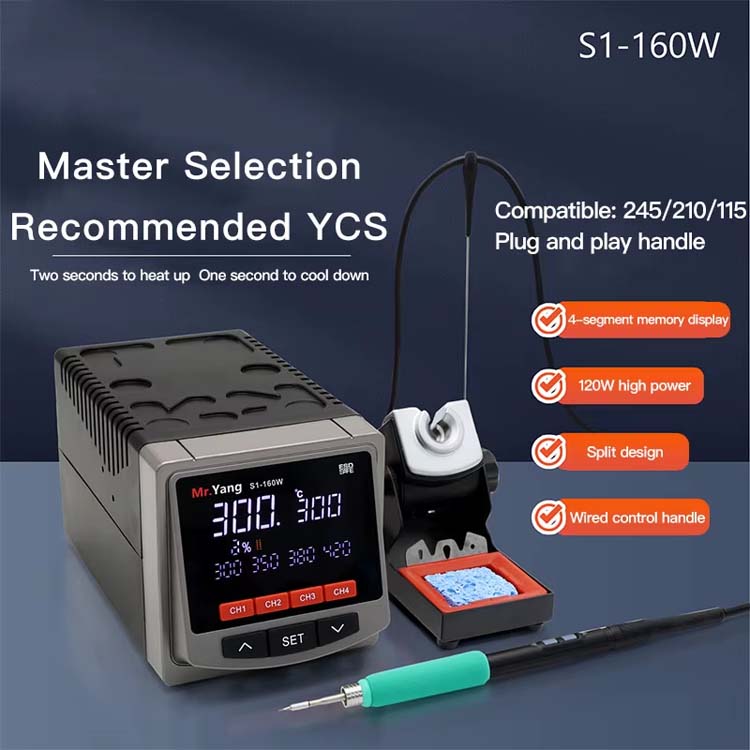 YCS S1-160W Digital Display Soldering Iron Station
