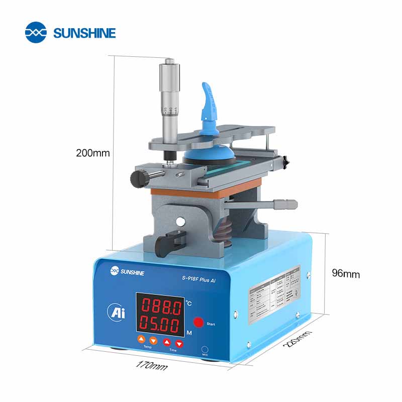 SUNSHINE S-918F Plus AI 5-in-1 Intelligent Screen Separator Machine