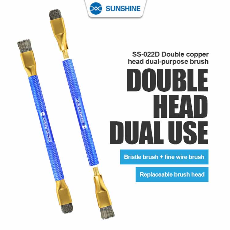 SUNSHINE SS-022D Double Copper Head Dual-Purpose Brush