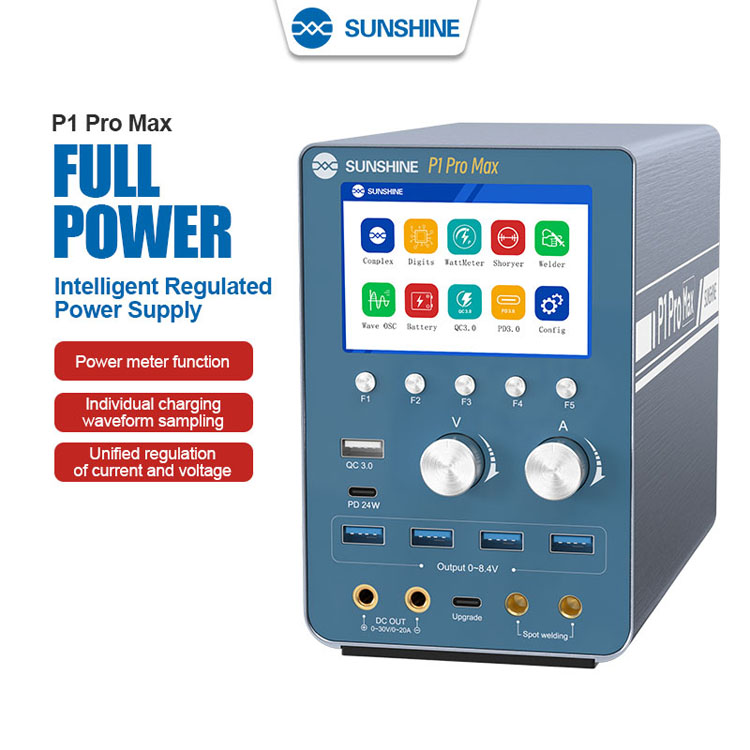 SUNSHINE P1 Pro Max Smart Regulated Power Supply (110V/220V)