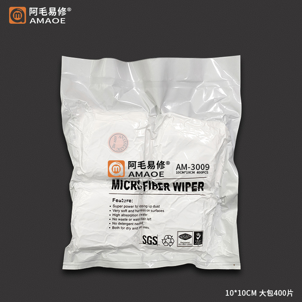 AMAOE AM-3009 Microfiber Wiper (10x10cm – 400pcs)