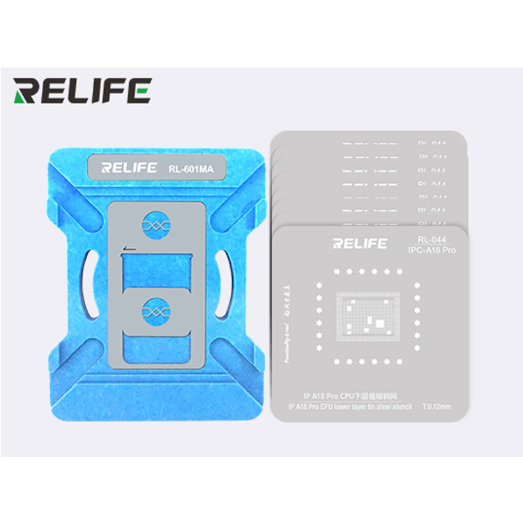 RELIFE RL-601MA A8–A18 CPU Tin Planting Platform Set