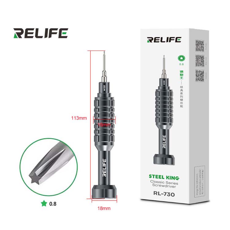 RELIFE RL-730 Steel Cannon King Classic Series Screwdriver 