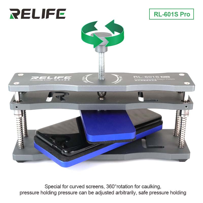 RELIFE RL-601S Pro Pressure Retaining Curved Screen Fixture