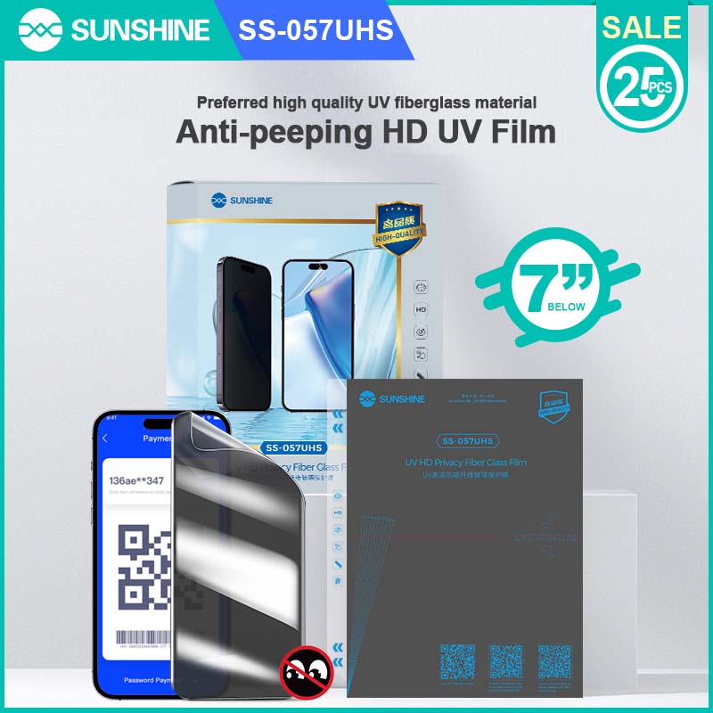 SUNSHINE SS-057UHS UV HD Anti-Peeping Fiber Glass Protective Film