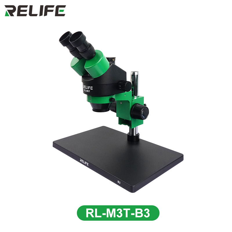 RELIFE RL-M3T-B3  TRINOCULAR HD STEREO MICROSCOPE WITH B3 BASE