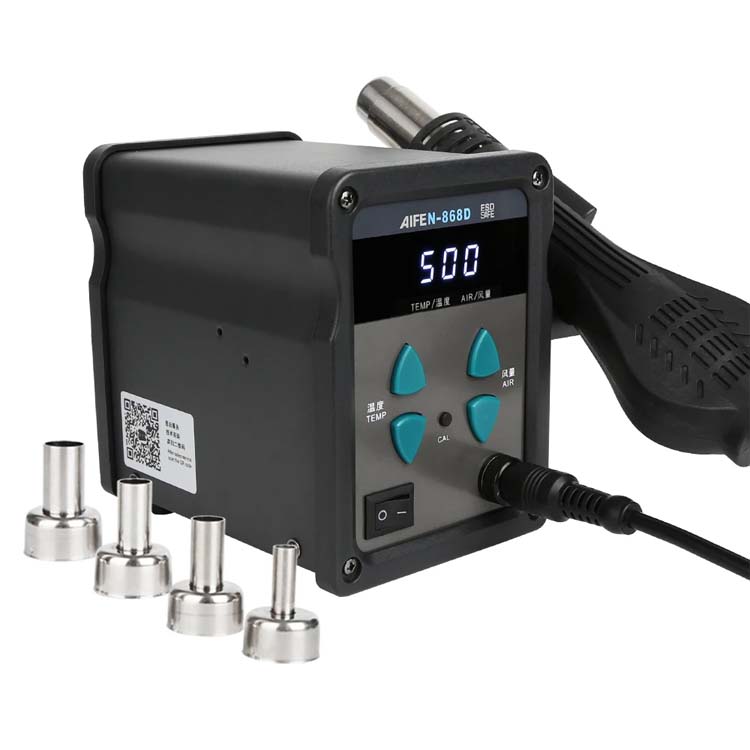 AIFEN-868D Hot Air Station 700W LED Digital Solder Iron