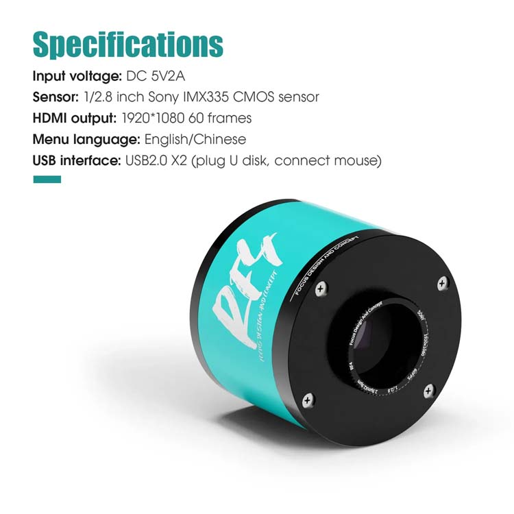 RF4 RF-2KC3 2K Full HD HDMI Microscope Camera