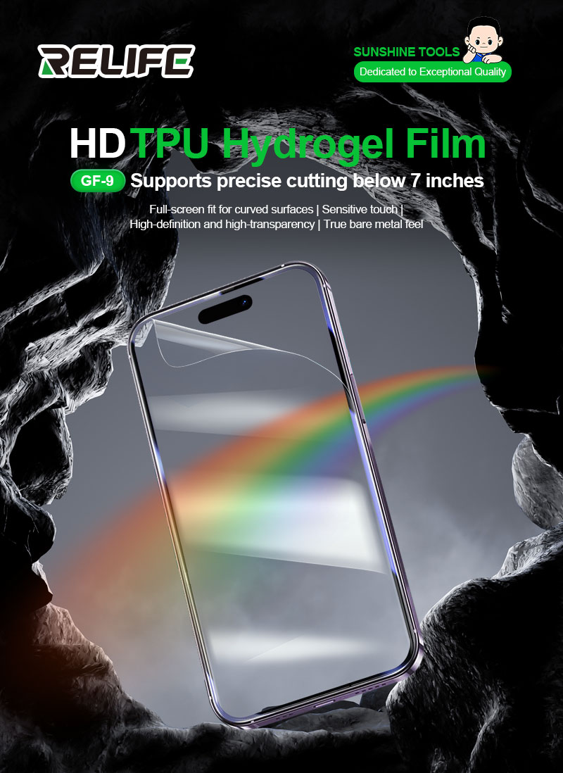 Relife GF-9 Full Screen HD TPU Hydrogel Film