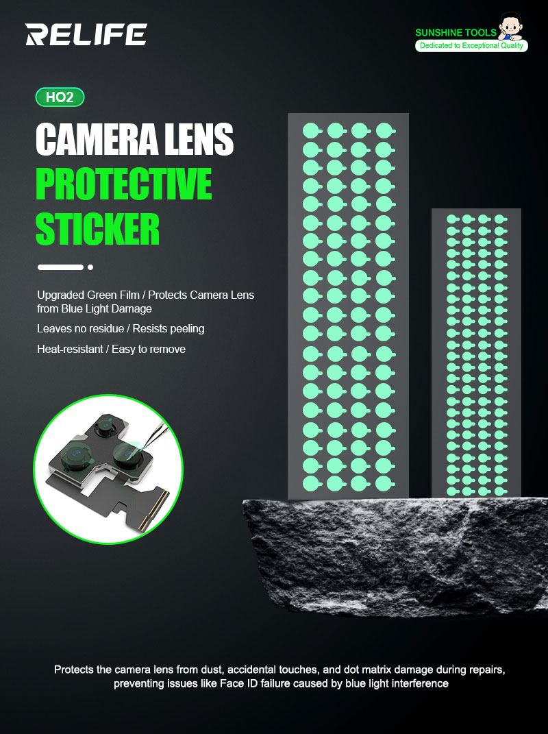 HO2 Camera Protection Sticker Set/Green