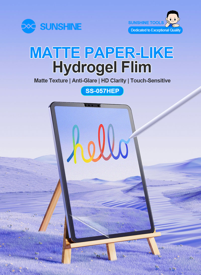 SUNSHINE SS-057HEP for iPad Matte Hydrogel Flim